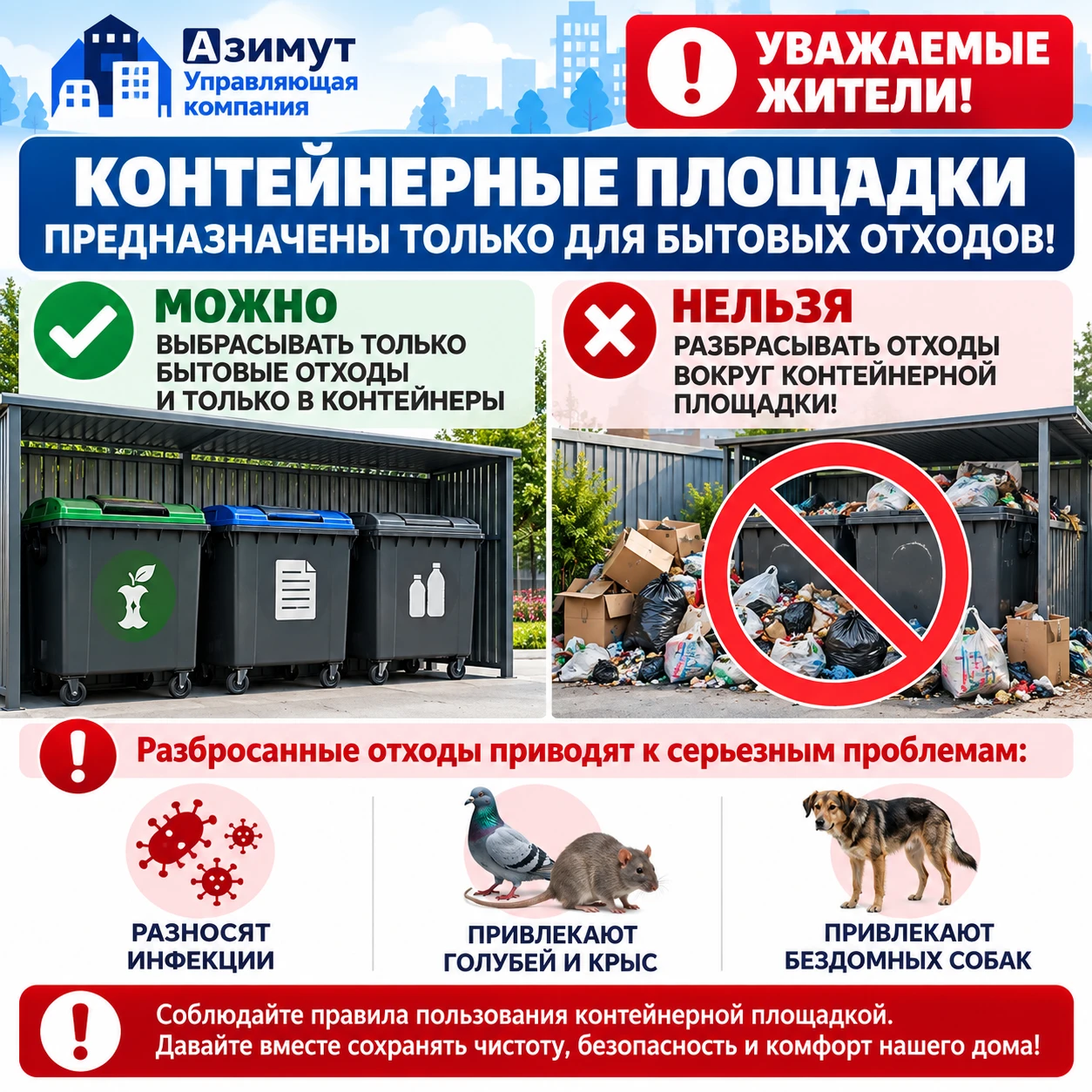 Уважаемые жители! ♻️