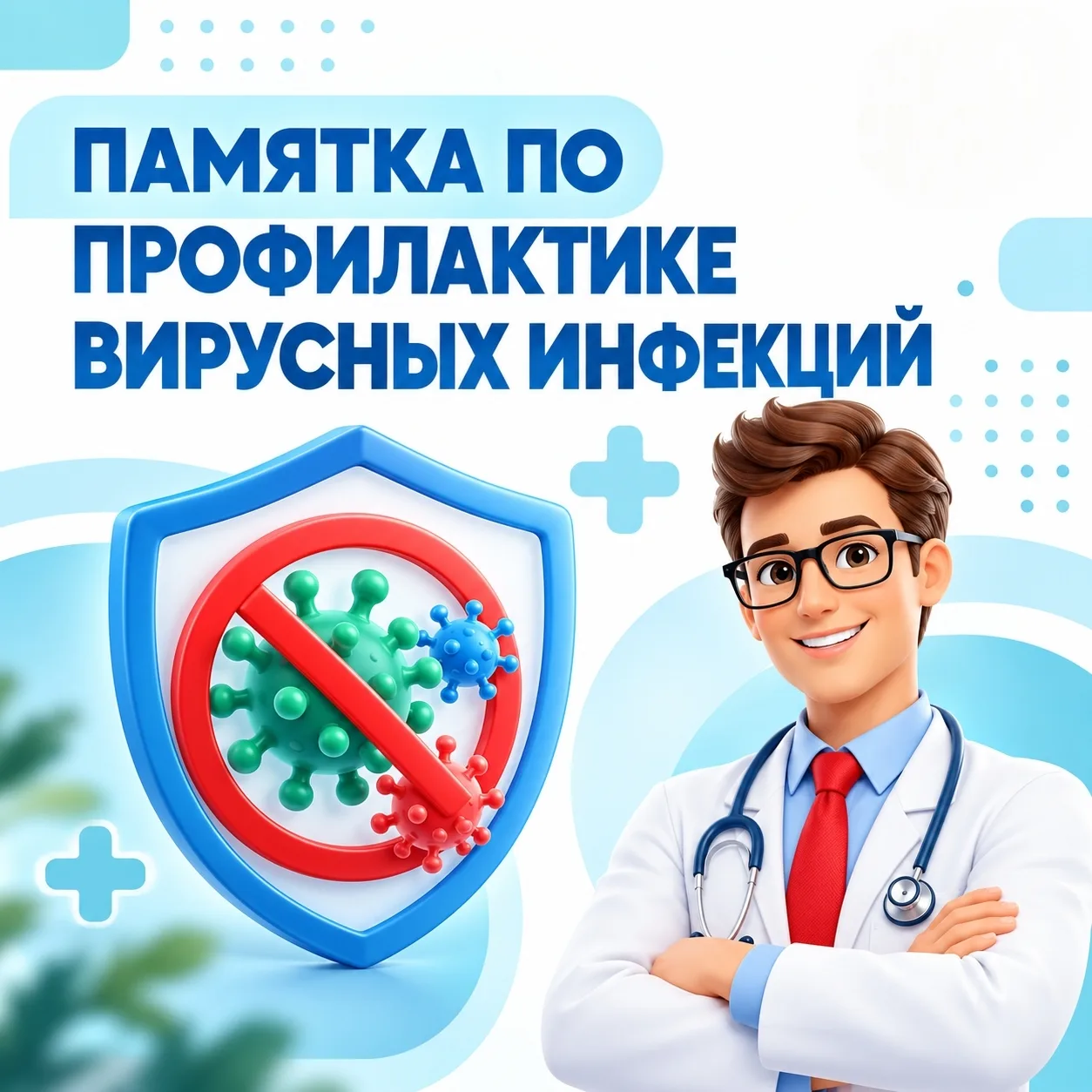 ✅ Памятка по профилактике гриппа, COVID-19 и других вирусных инфекций