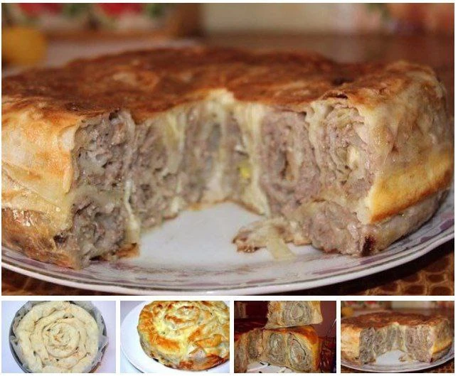 🥮​​ПИРОГ "Лаваш в заливке"🥮