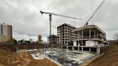 🏥 Обстановка на месте строительства новой Мытищинской больницы на 768 коек.