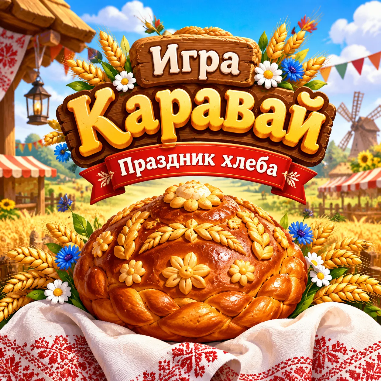 🍞 «Музыкальный узелок» предлагает музыкальную игру «Каравай»!