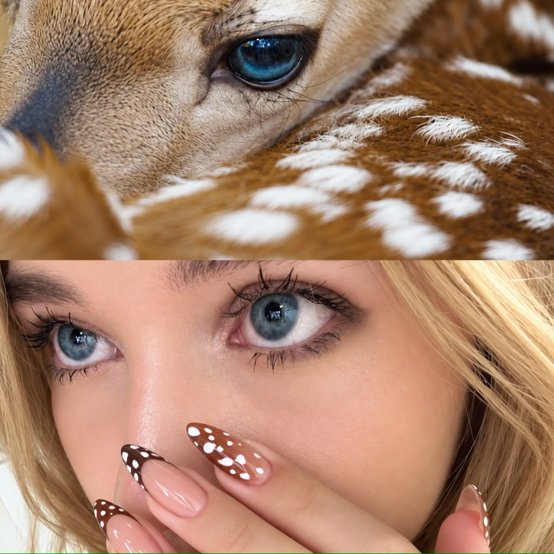 🦌🤎 Bambi nails — самый милый тренд этой осени!