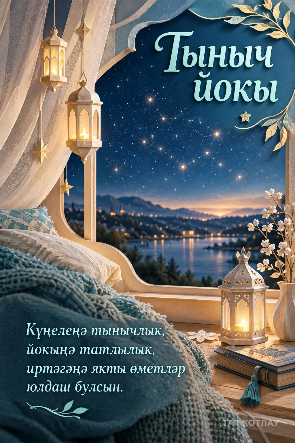 👍 Хәерле Тыныч йокы