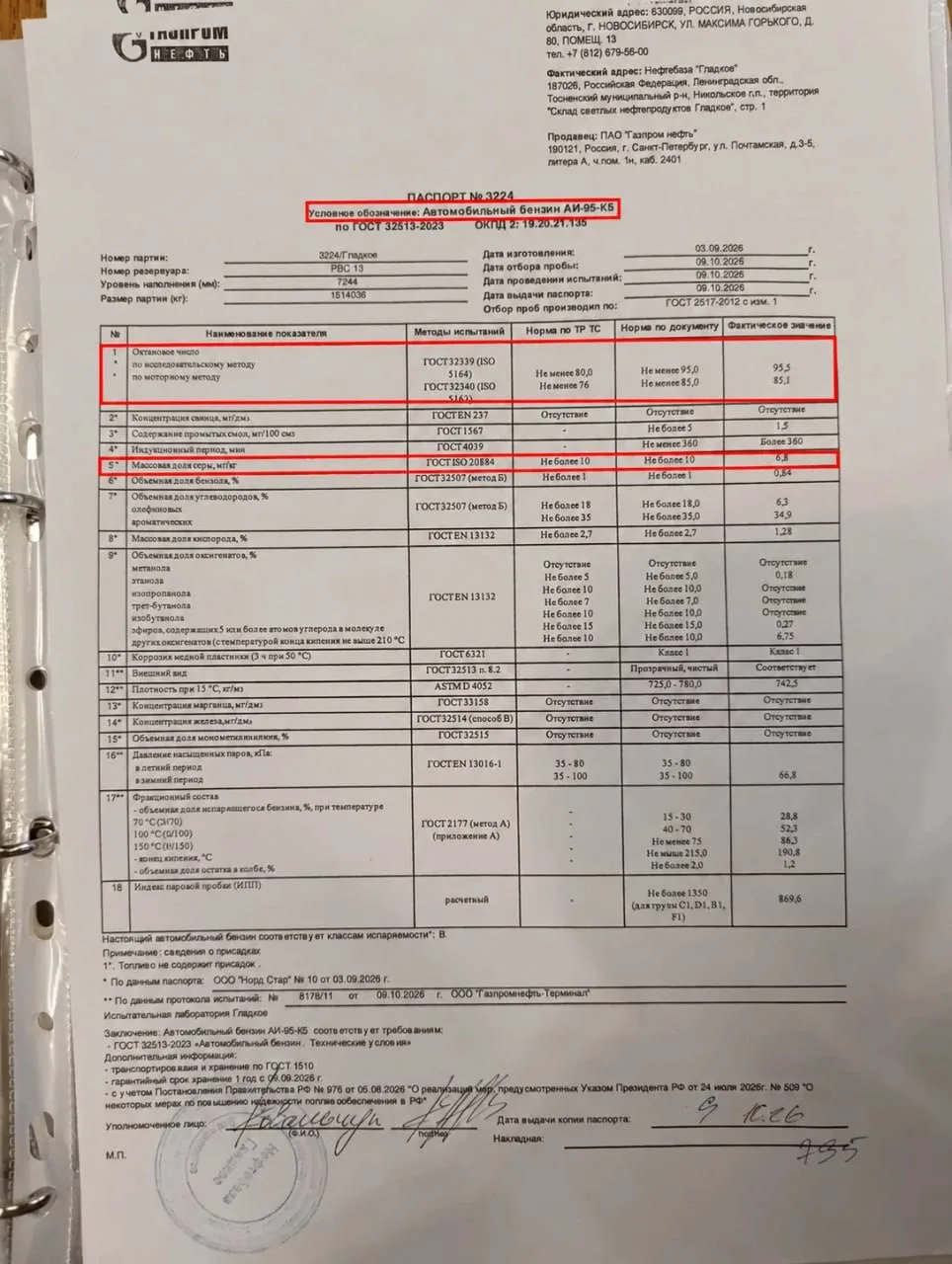 ⛽️ На АЗС Петербурга начали продавать топливо с пониженными экологическими стандартами ...