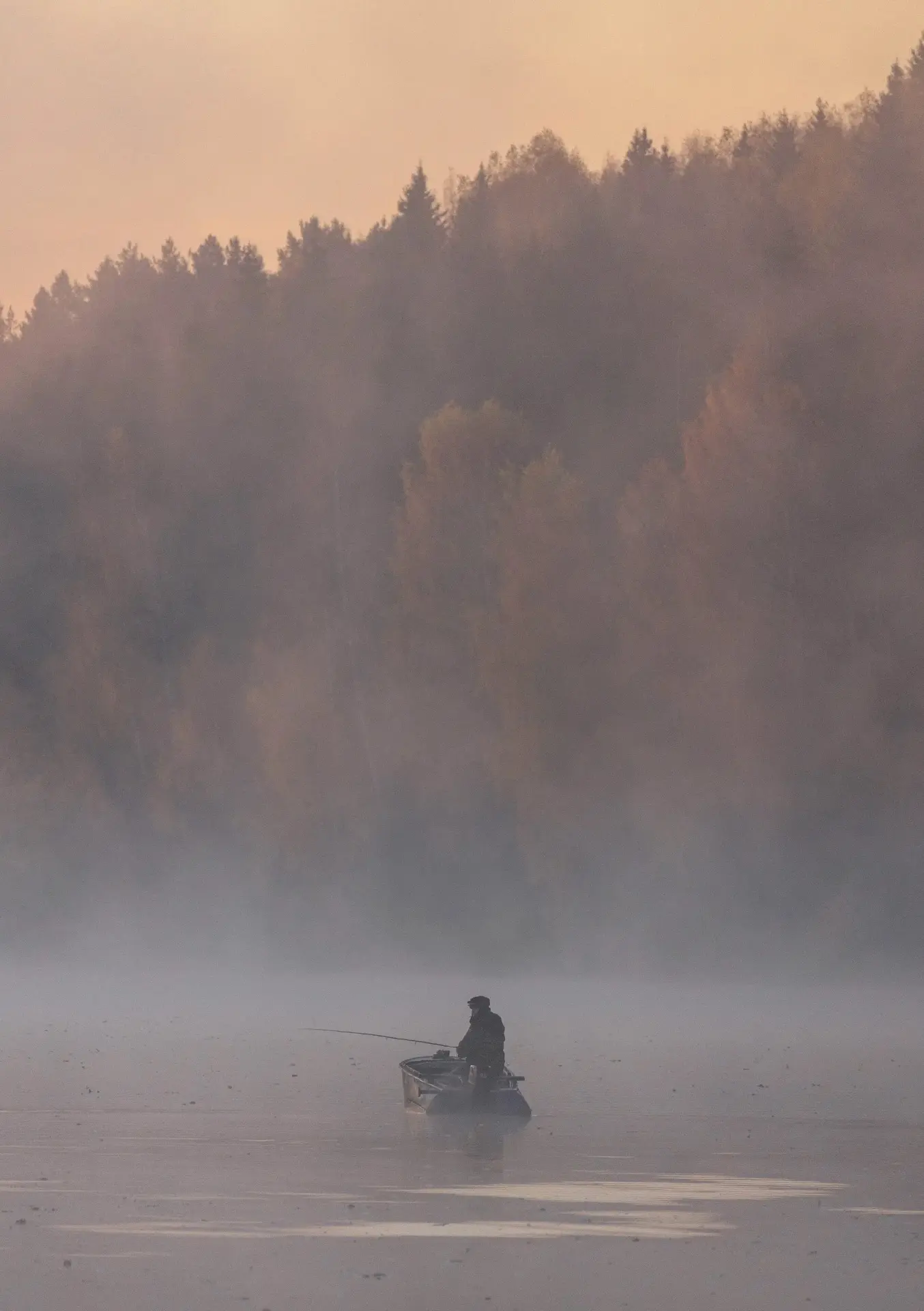 Осеннее утро на реке 🍁