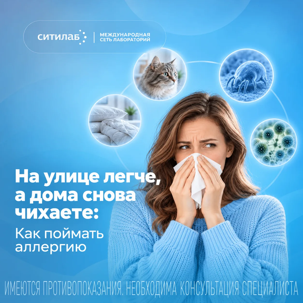 На улице легче, а дома снова чихаете: что рассказать аллергологу
