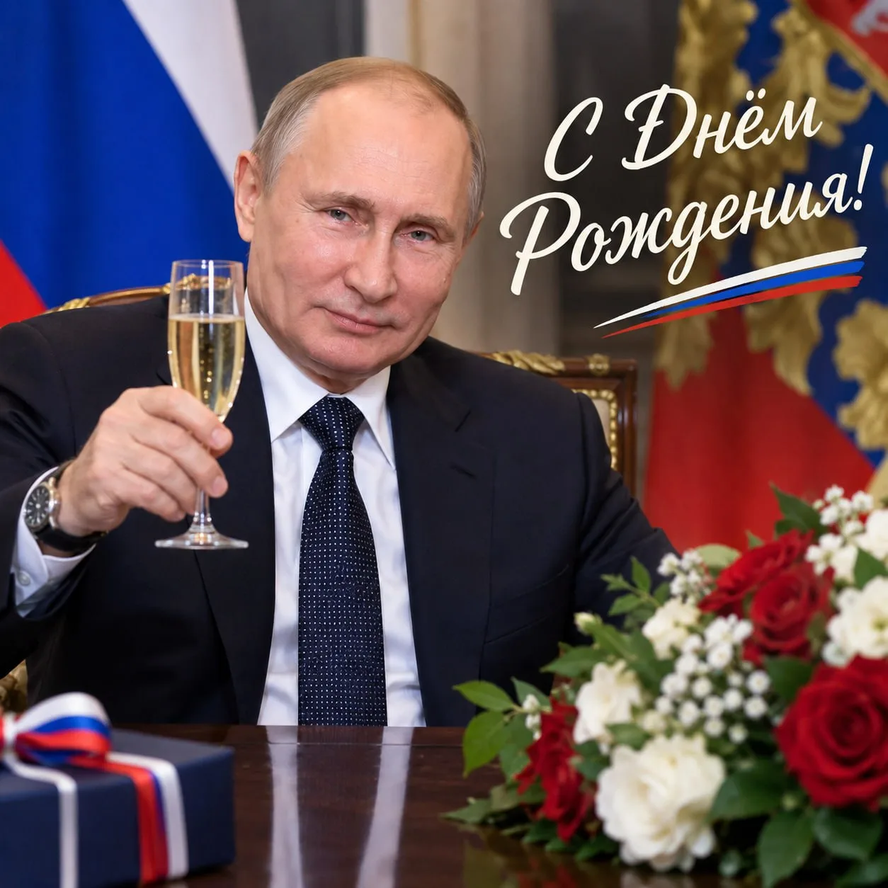 С днём рождения, господин президент!