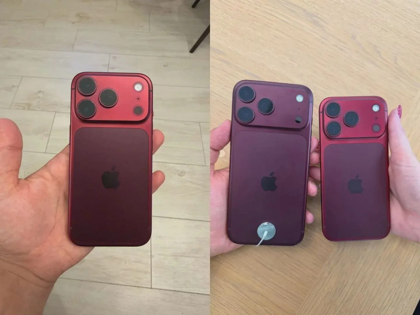 У бордовых iPhone 18 Pro меняется цвет корпуса