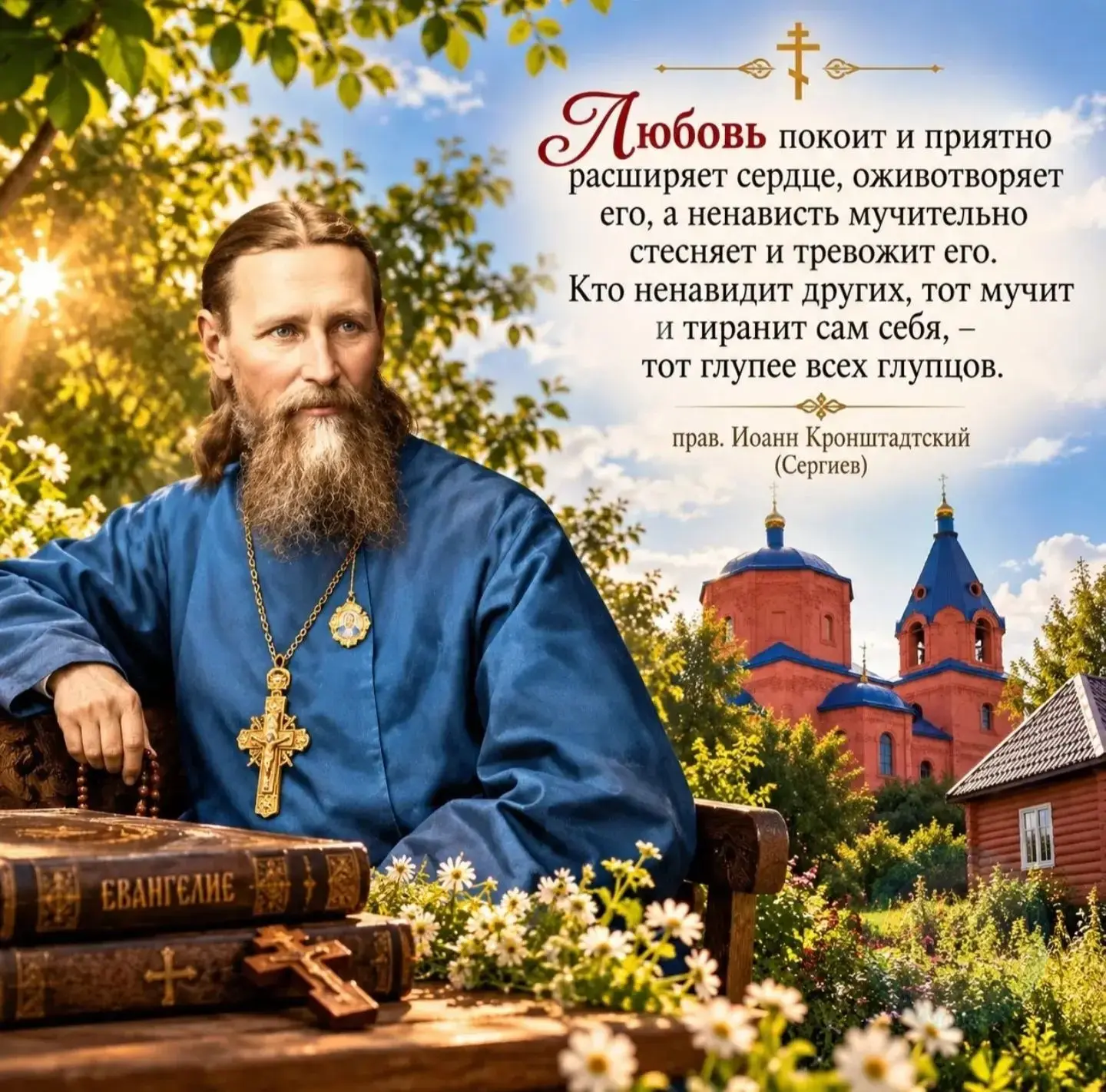 Покаяние есть прежде всего примирение с самим собой и через это примирение с Богом и лю...