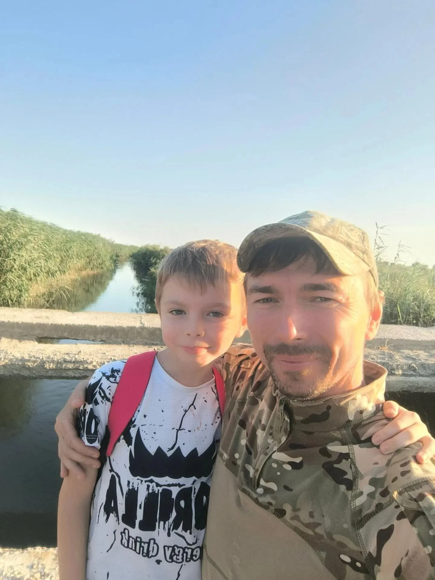 Мой папа Бобрусев Иван. Он тот человек, с которого я хочу брать пример.
