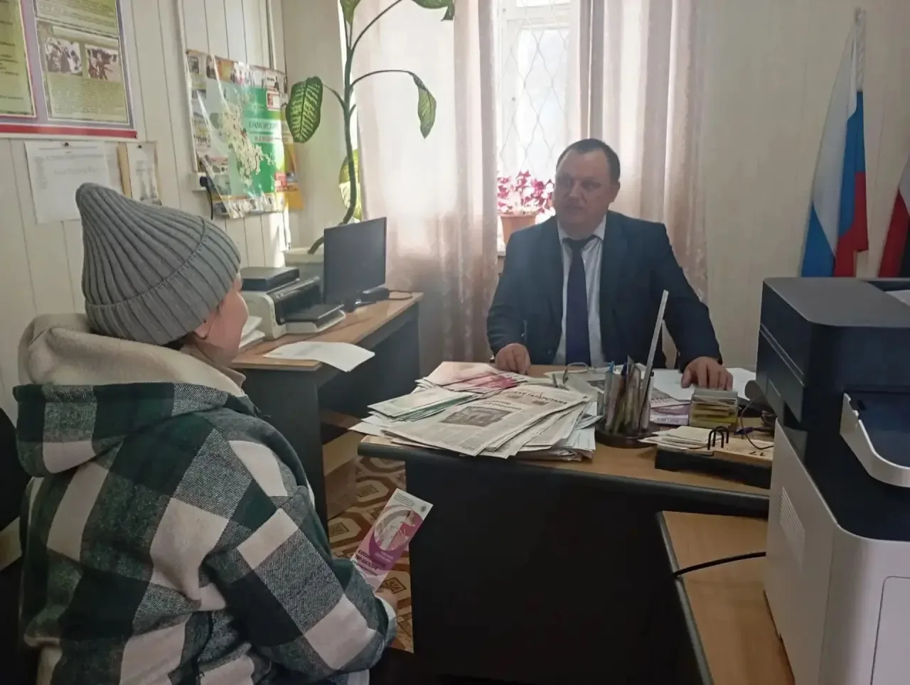 В Каркаусском сельском поселении Кукморского района состоялся приём граждан по вопросам...