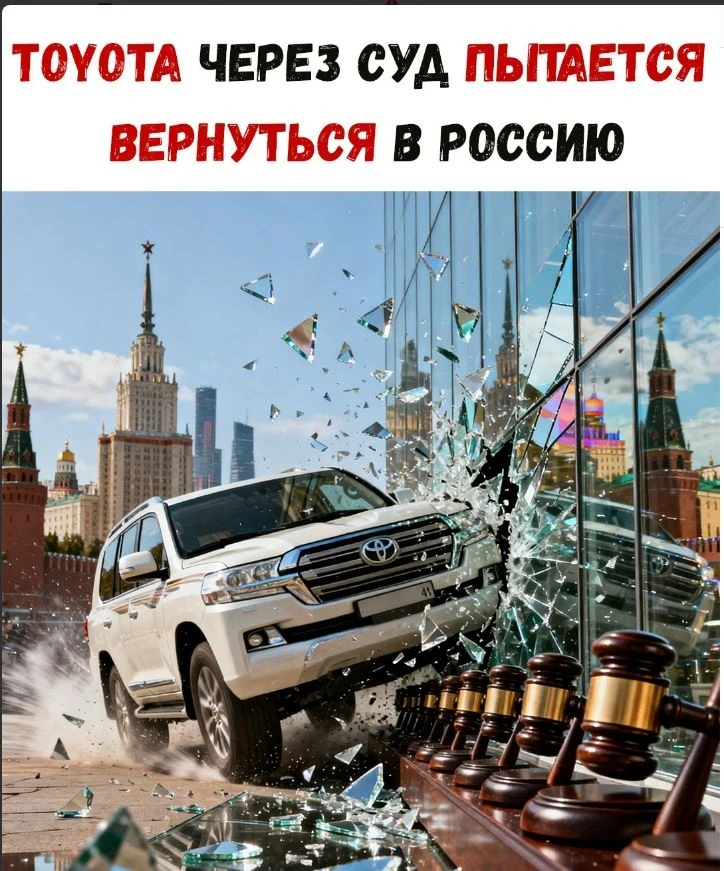 Toyota пытается через суд вернуться на российский рынок: официальный дилер японской мар...