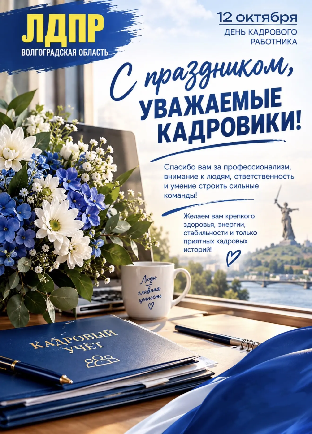 💙 12 октября - День кадрового работника!