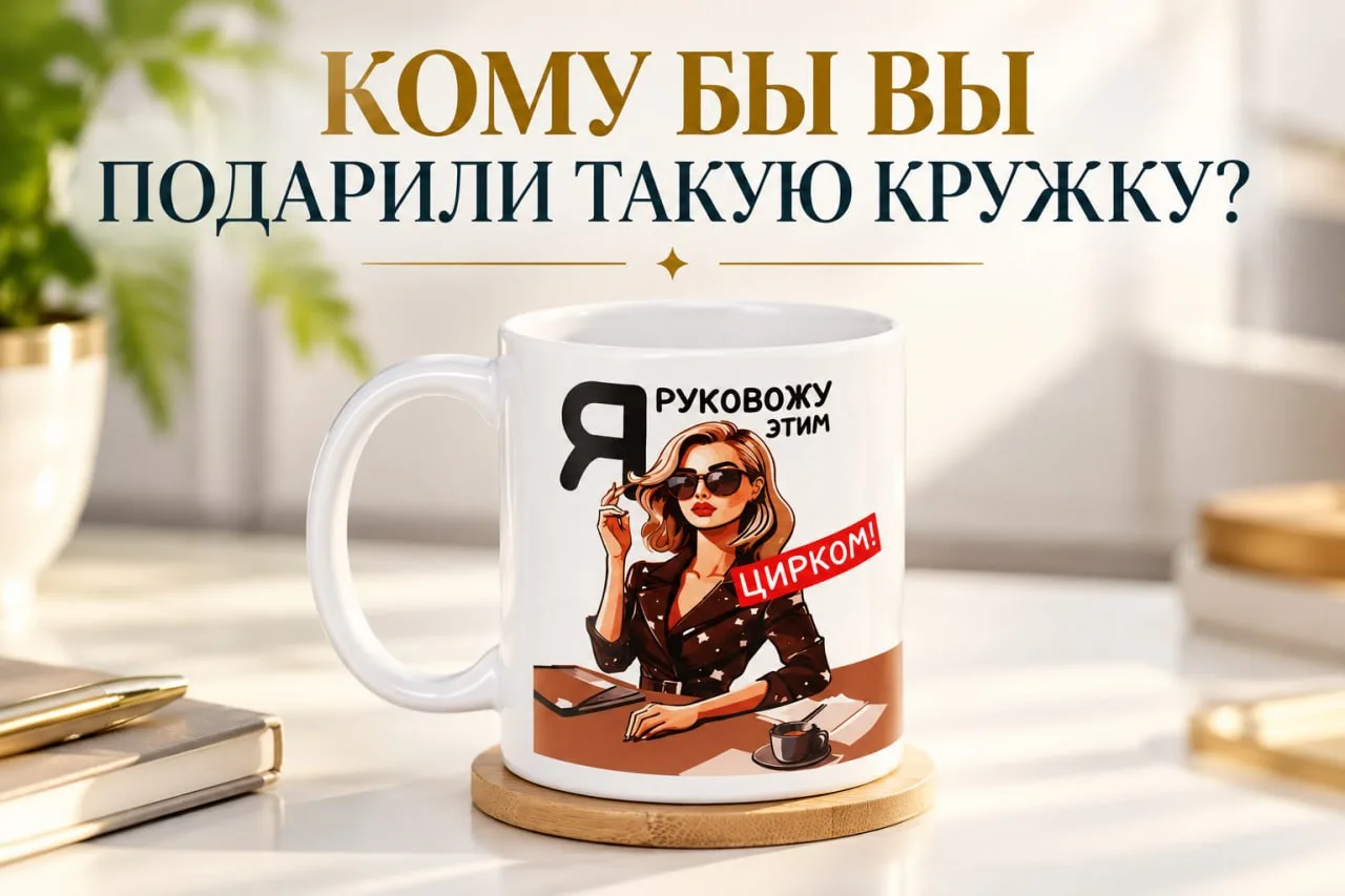 КОМУ БЫ ВЫ ПОДАРИЛИ ТАКУЮ КРУЖКУ?