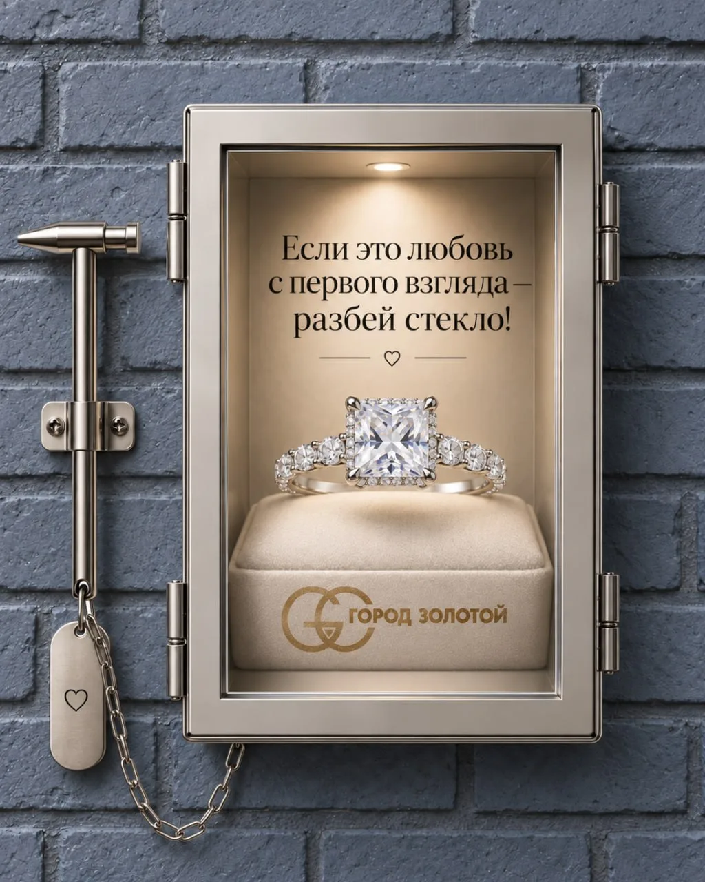 Если это любовь с первого взгляда — кажется, стекло долго не продержится 💎✨