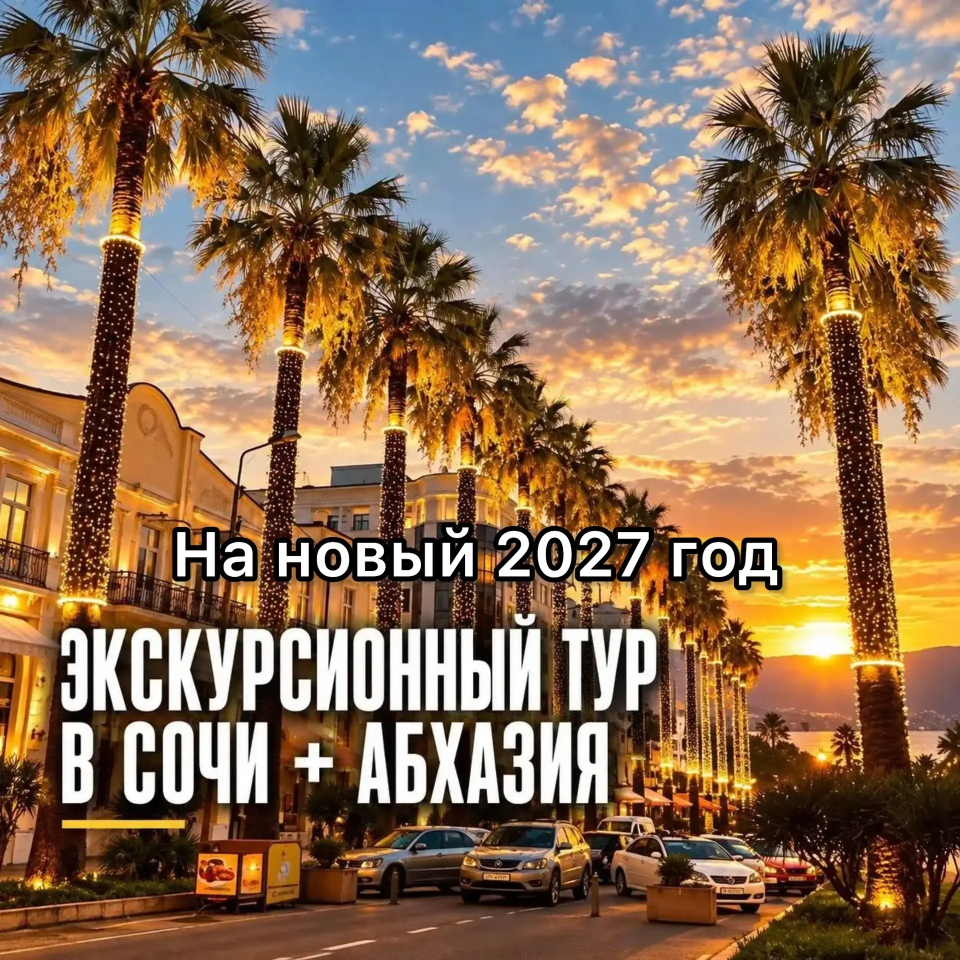 СОЧИ + АБХАЗИЯ + новогодний банкет 🎁