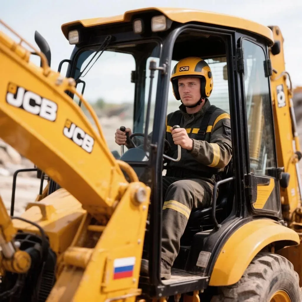 Водитель/машинист на экскаватор погрузчик JCB 3CX (икс образное управление)