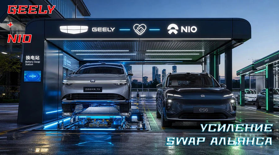 Geely и NIO объединяют усилия, чтобы бросить вызов BYD.