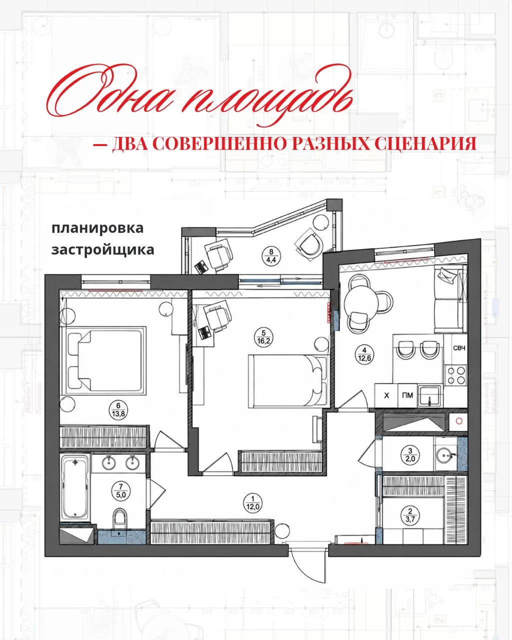 Кровать в среднем в Москве стоит 2 млн рублей! А коридор 2-х комнатной квартиры — 7 млн...