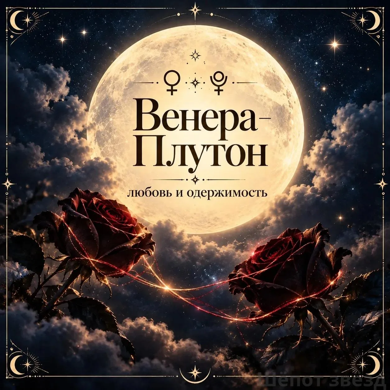 ✨ Венера–Плутон: почему любовь иногда превращается в одержимость