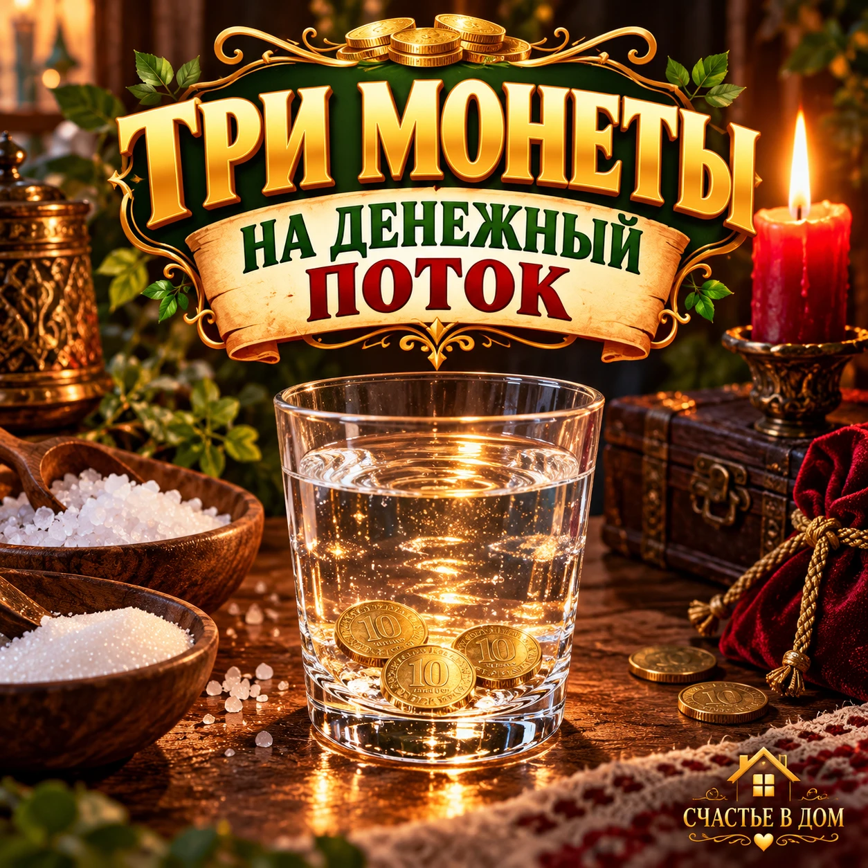 💰 ТРИ МОНЕТЫ НА ДЕНЕЖНЫЙ ПОТОК