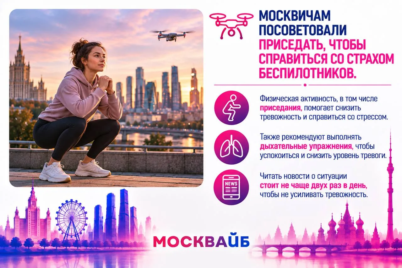 Психотерапия по-московски: приседания, дыхание и информационная диета.