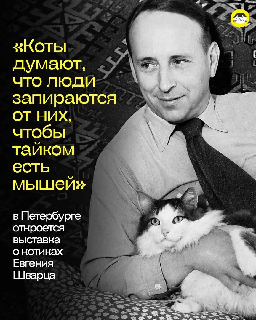 🐈 К 130-летию Евгения Шварца поговорят о котиках