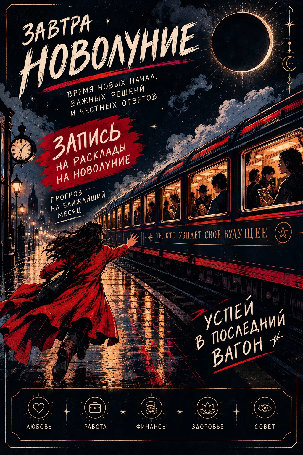 🌟ПОСЛЕДНИЙ ШАНС запрыгнуть в последний вагон поезда, везущего в мир предсказаний.
