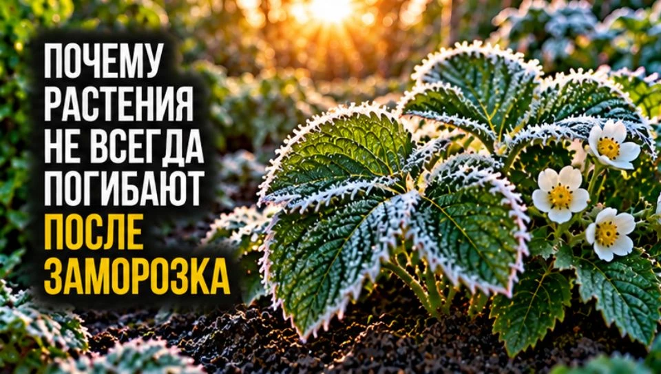 Почему растения не всегда погибают после заморозка