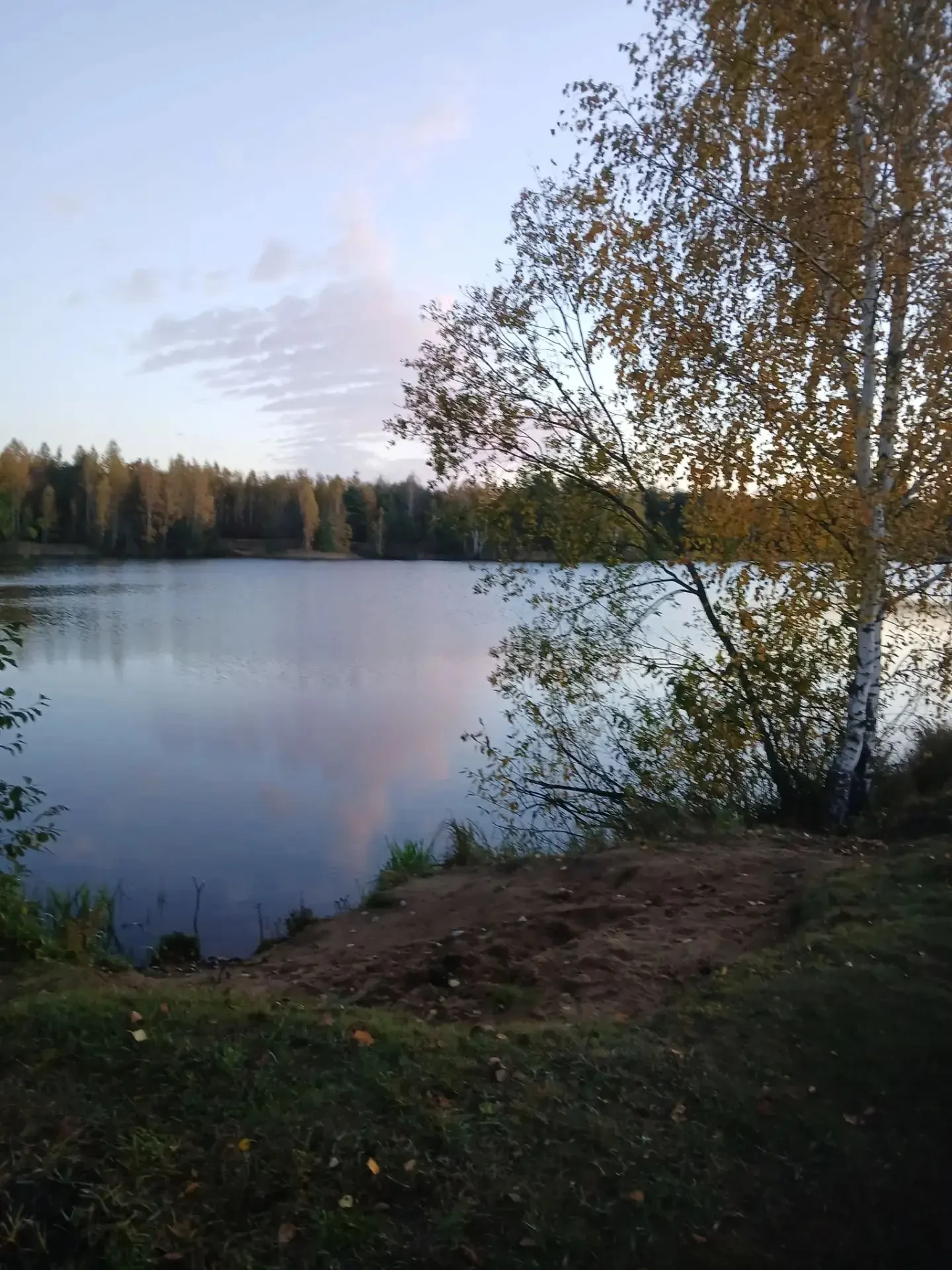 🍂 Озеро Сауровское в шесть утра
