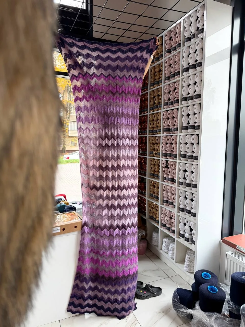 Палантин - покрывало Missoni)