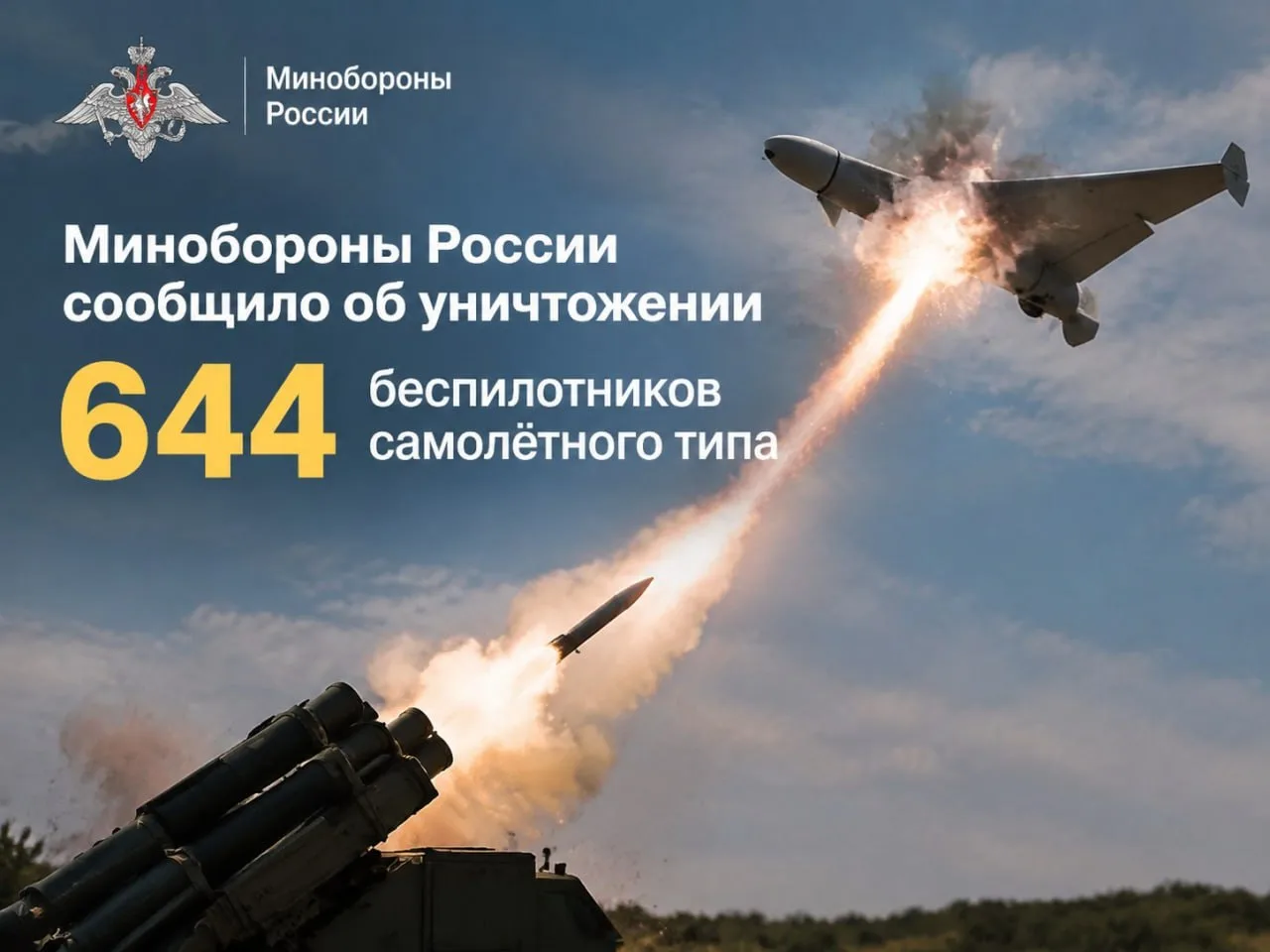 ⚡️Ночная работа наших операторов БПЛА и расчетов ПВО вновь продемонстрировала реальный ...