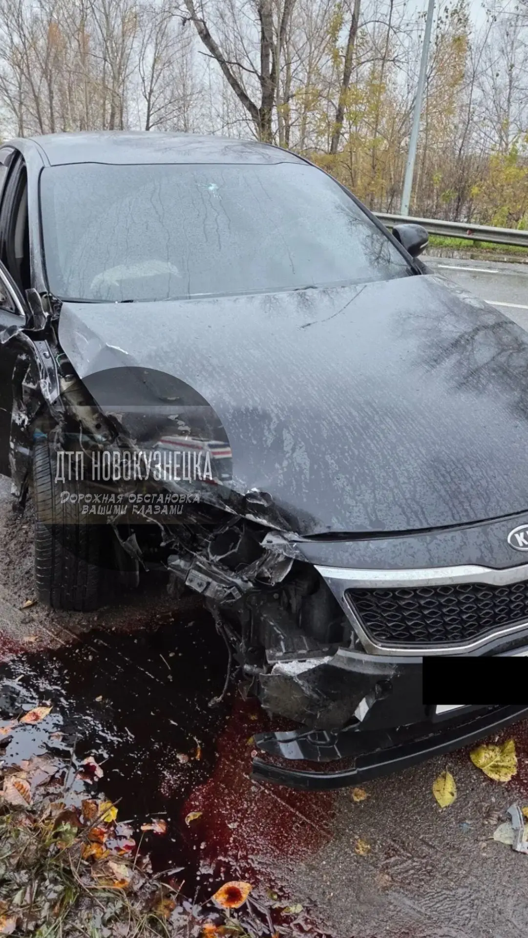 10 октября на ул. Притомское шоссе произошло ДТП с двумя автомобилями — Kia Optima и Ki...