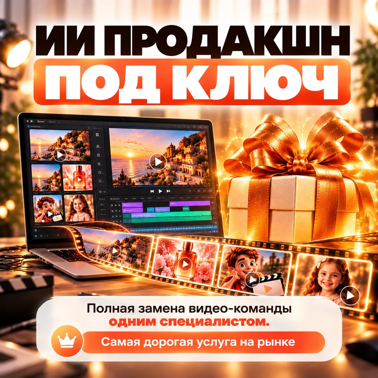 🔥 ПОДАРКИ, ИИ-ПРОДАКШН ПОД КЛЮЧ И ЗАКАЗ НА 15 000 ₽ — ПРЯМО СЕЙЧАС В ЭФИРЕ!