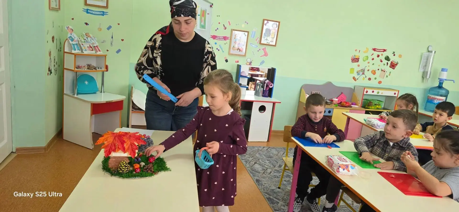 Лепка в средней группе.             Тема: "Грибы''.                                    ...