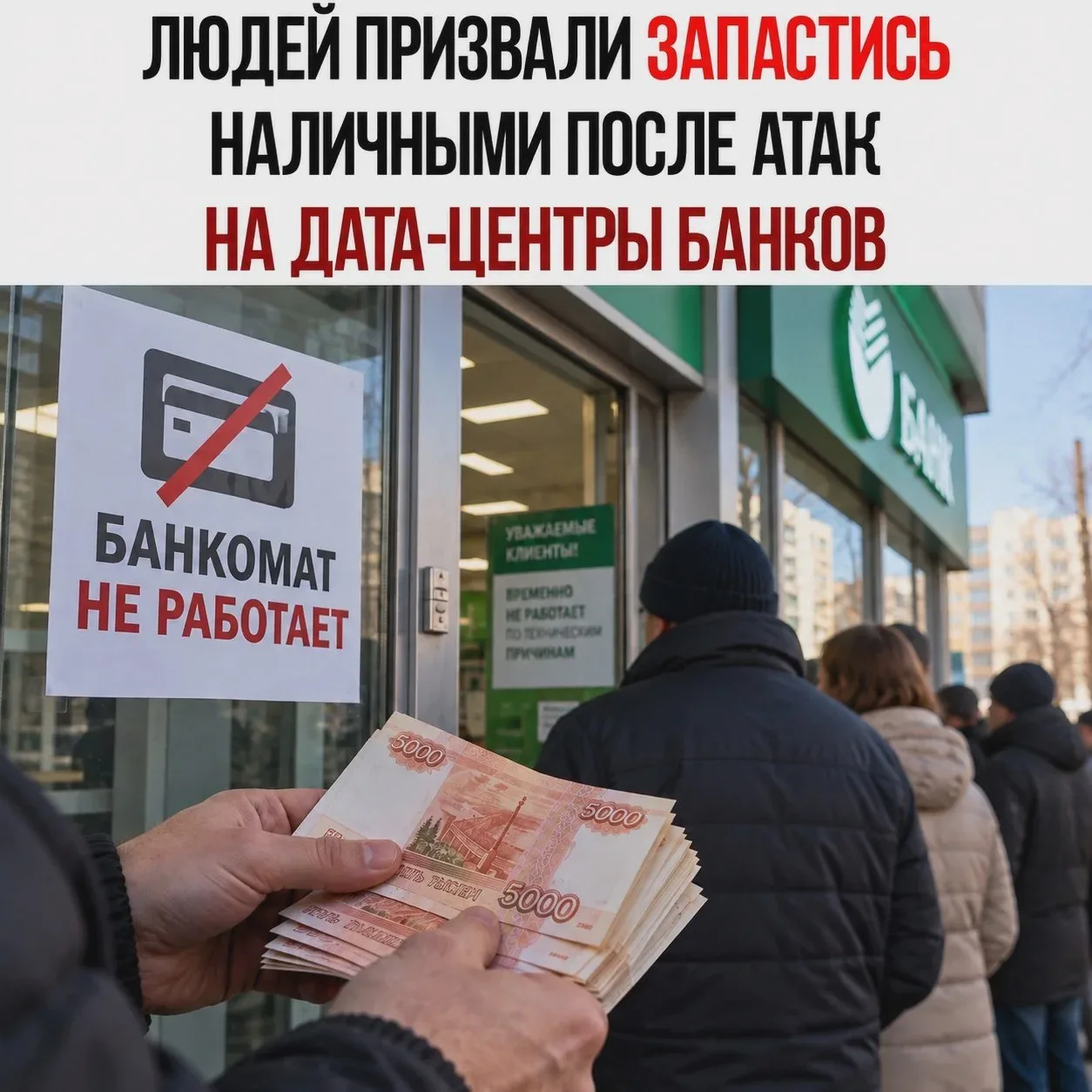 💸 Экономист советует запас наличных на неделю или месяц