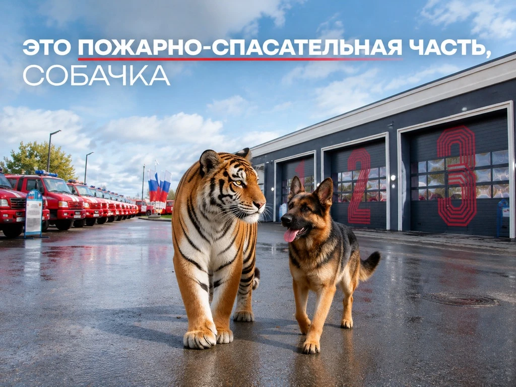 🚒Вот такая экскурсия, собачка