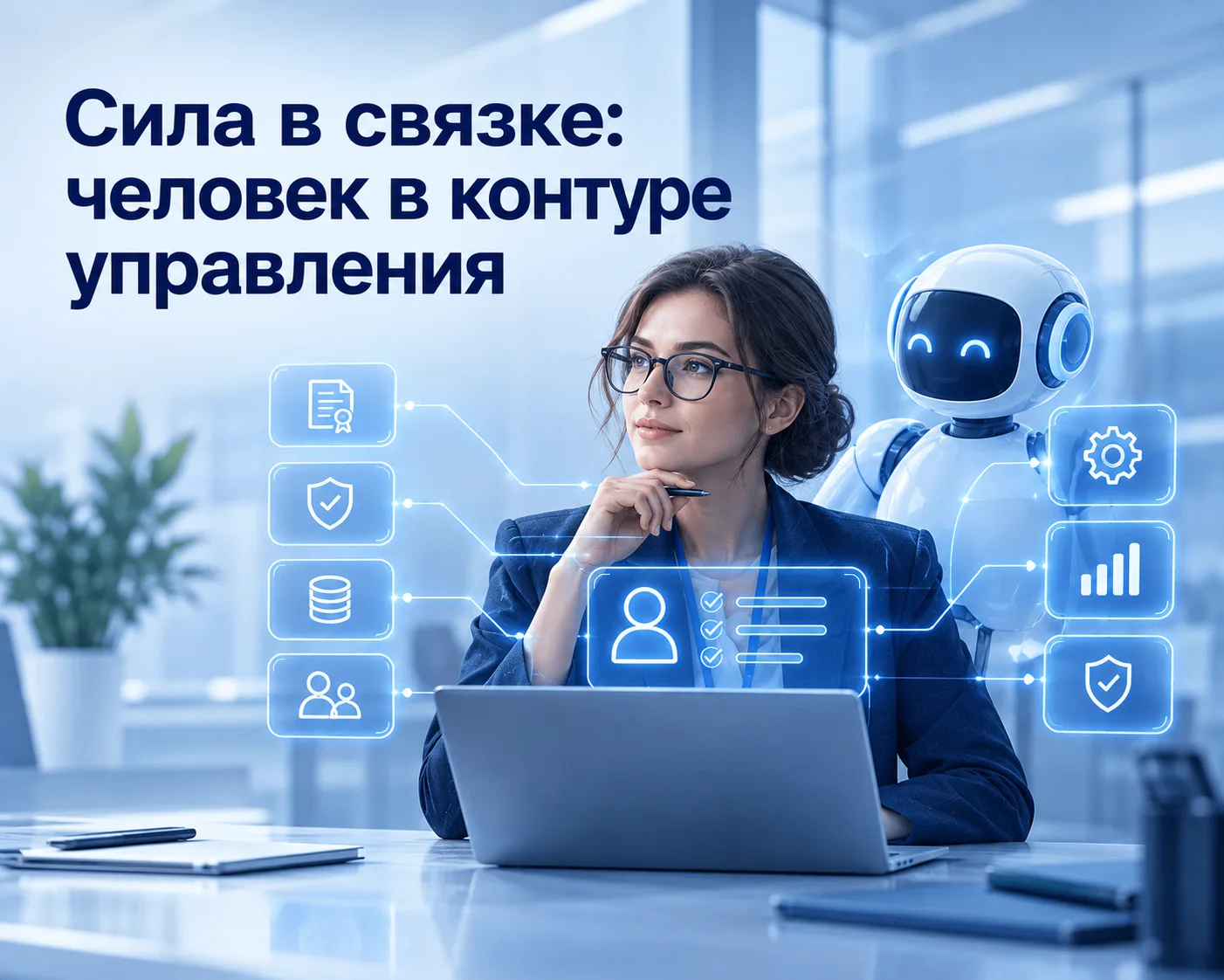 Сила в связке: человек в контуре управления