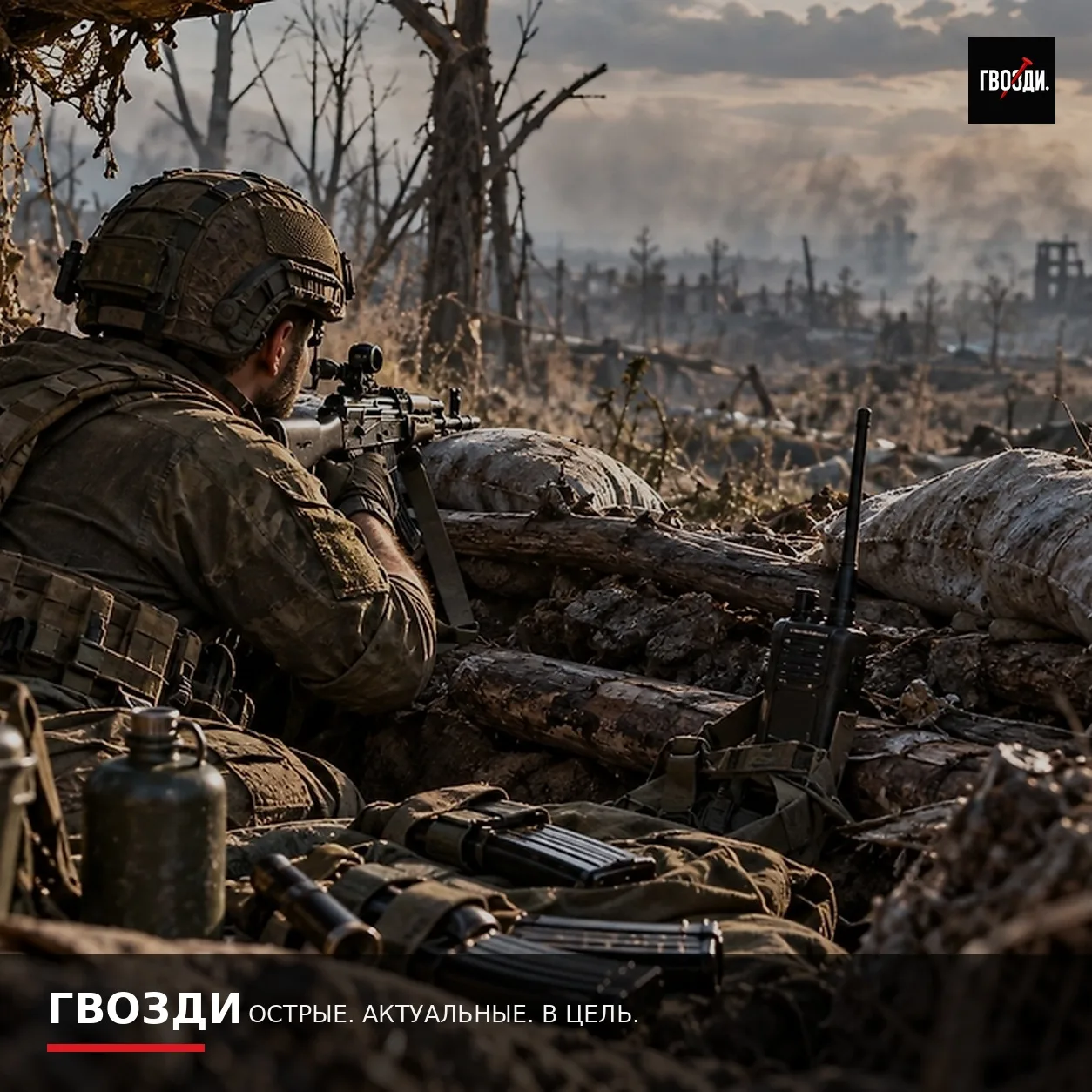 12 часов у железной дороги: боец СВО один удерживал позицию под Клещеевкой