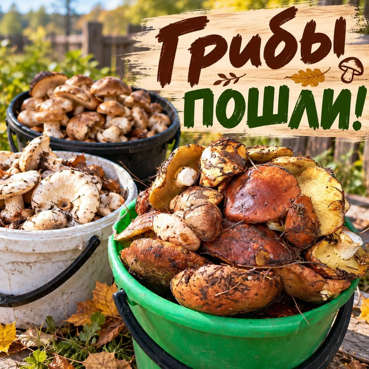 🍄 ГРИБЫ ПОШЛИ! И это уже заметно не только в лесах и посадках Калачёвского района, но ...