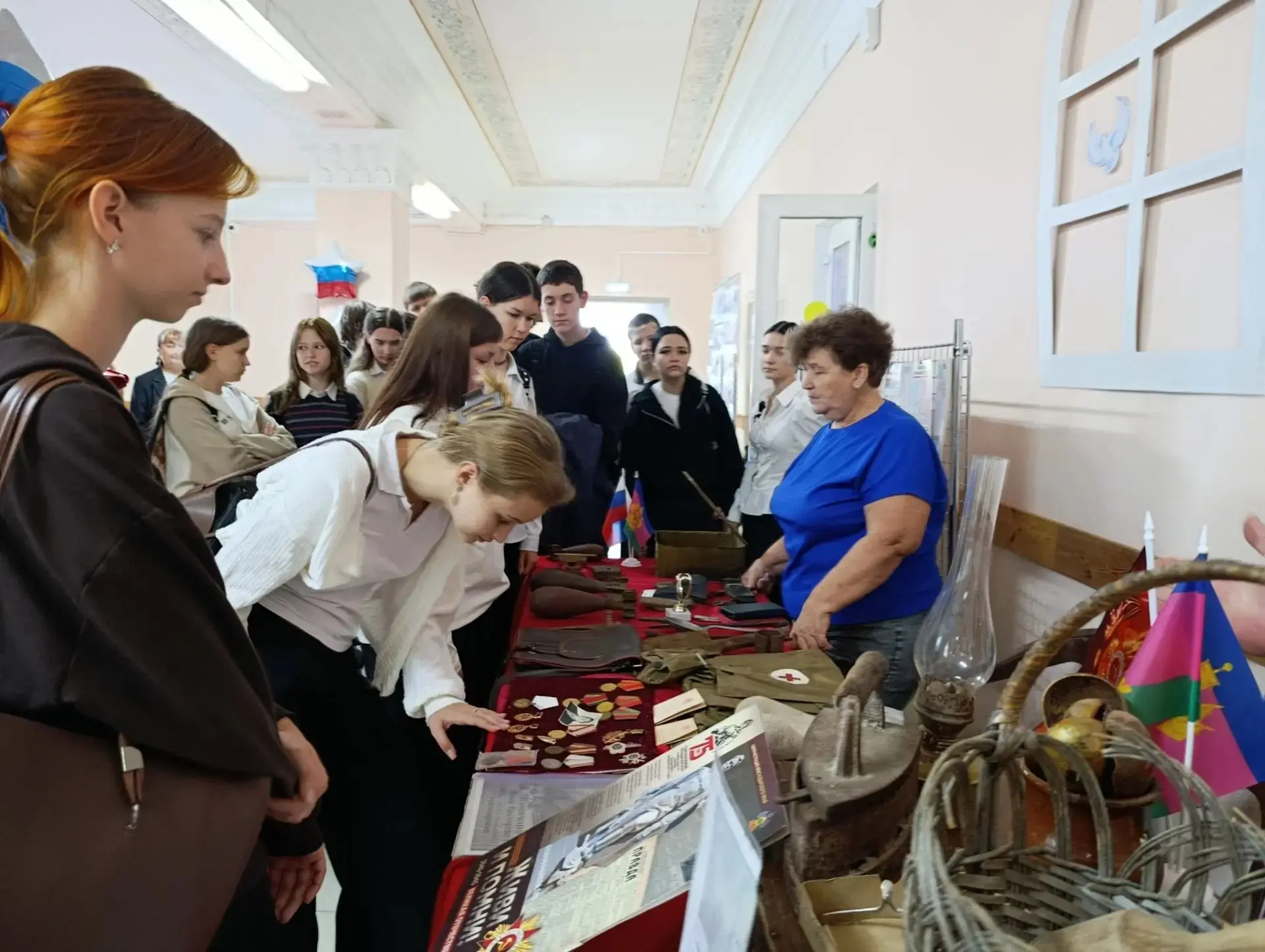 Состоялась выставка «Мужество, решимость, героизм!», которую подготовил Совет ветеранов.