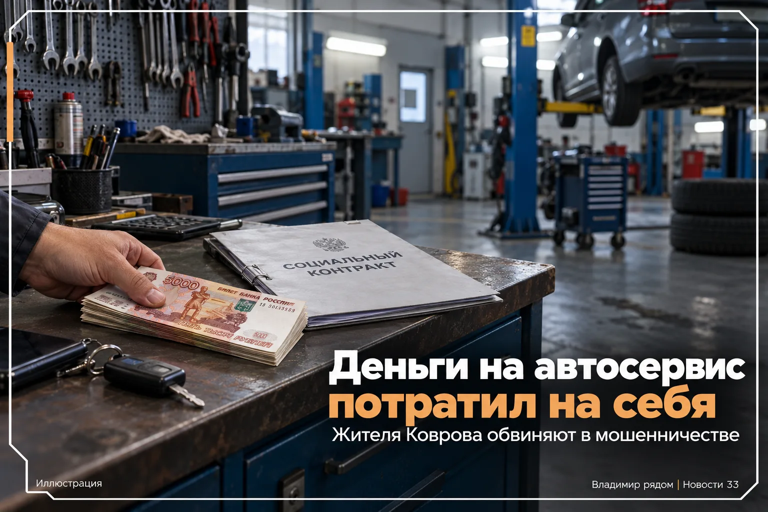 💰 Деньги на автосервис потратил на себя: жителя Коврова будут судить
