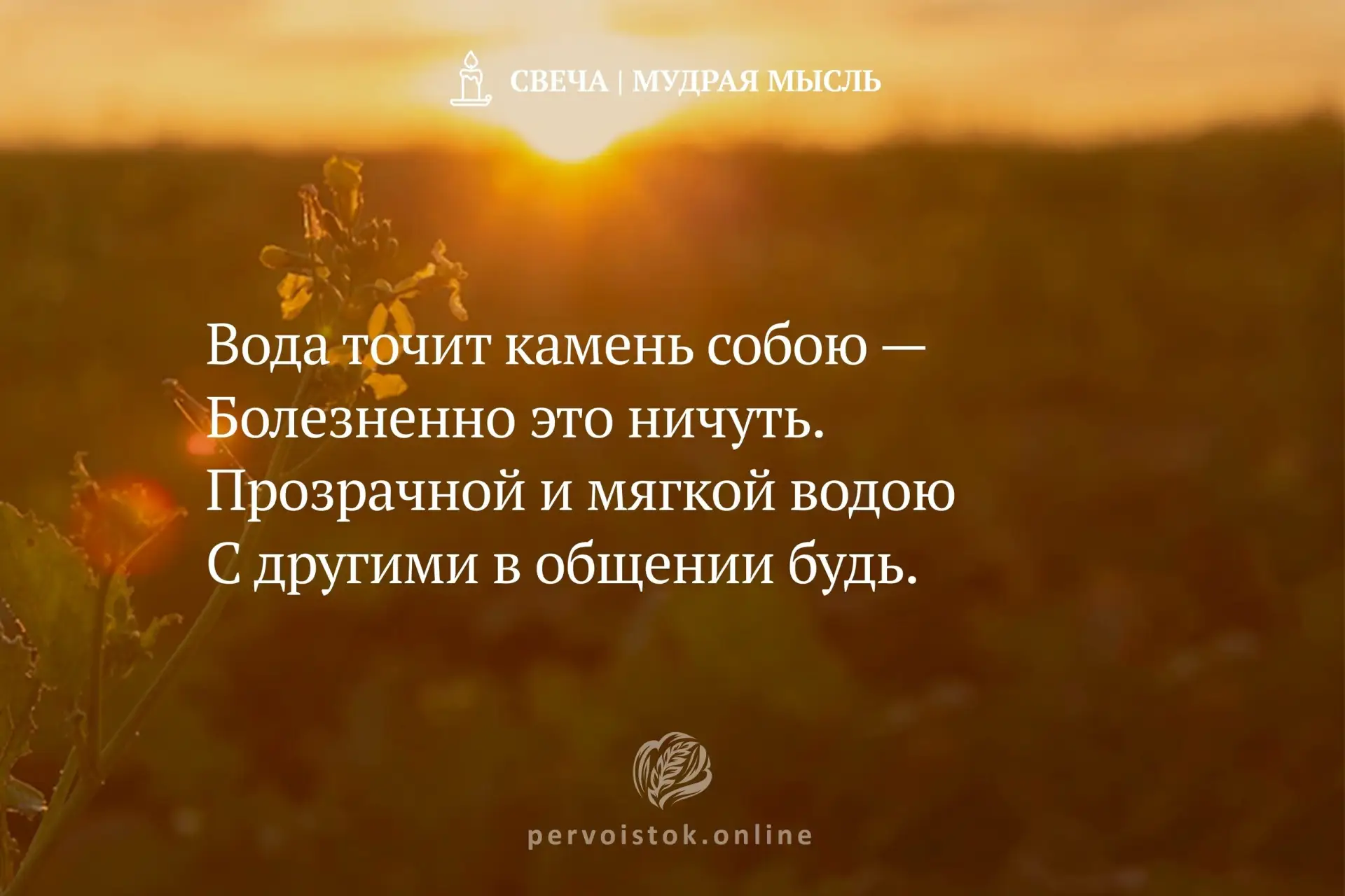 #СвечаДня → мудрость, воспринятая с вечера. #НаПодумать…
