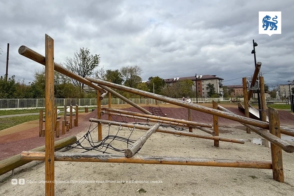 🏗️ В Лесозаводске готовность объектов «Большого благоустройства» превысила 95%
