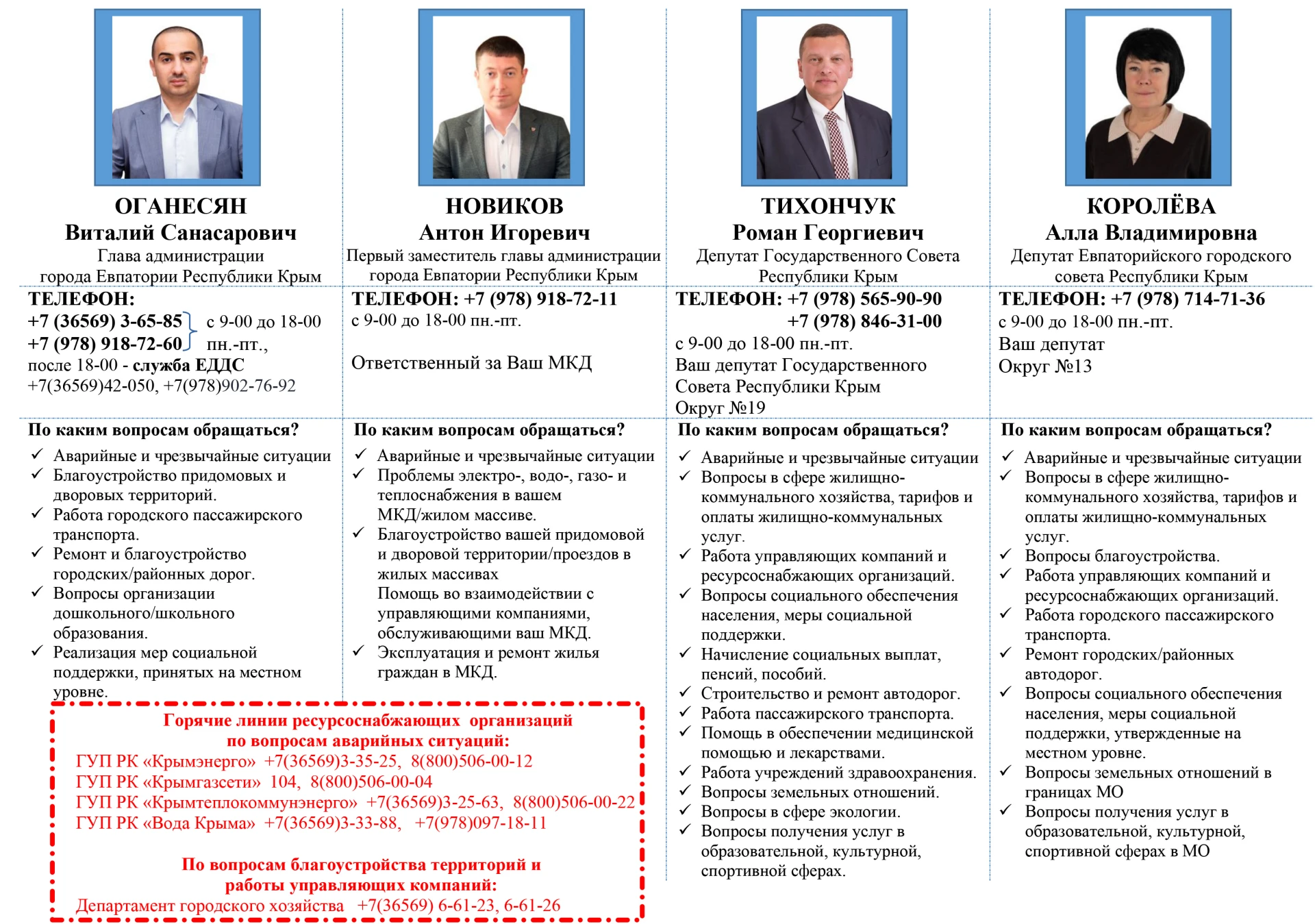 Уважаемые евпаторийцы!