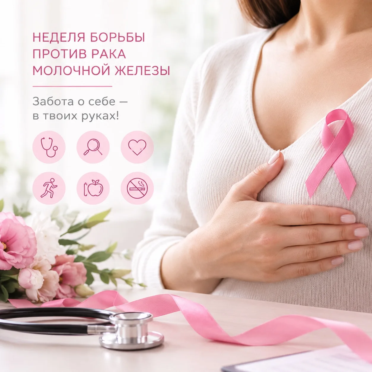 ❗️В период с 12 по 18 октября 2026 года в России проводится неделя борьбы против рака м...