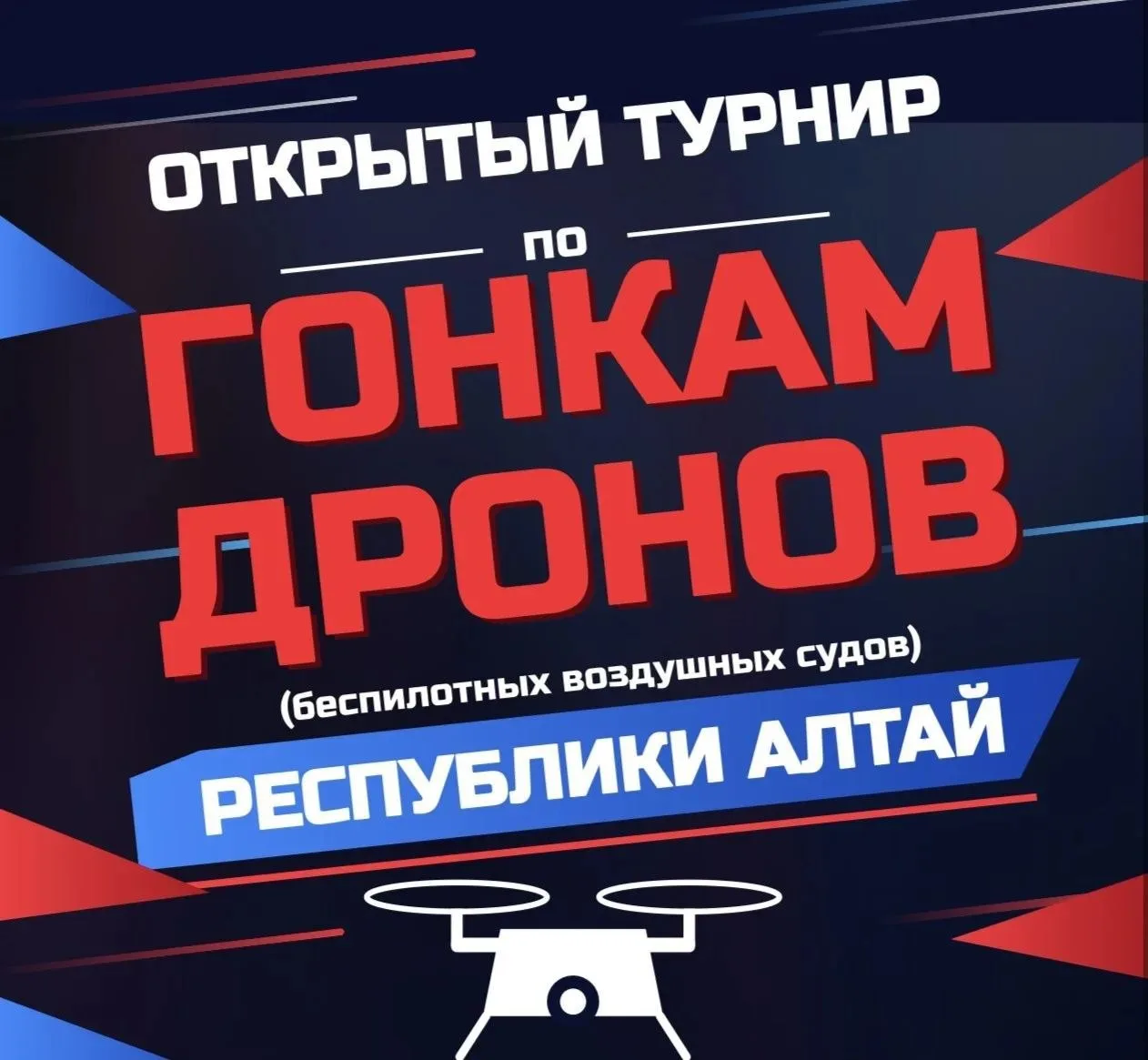 🚁 В Горно-Алтайске впервые пройдет турнир по гонкам дронов.