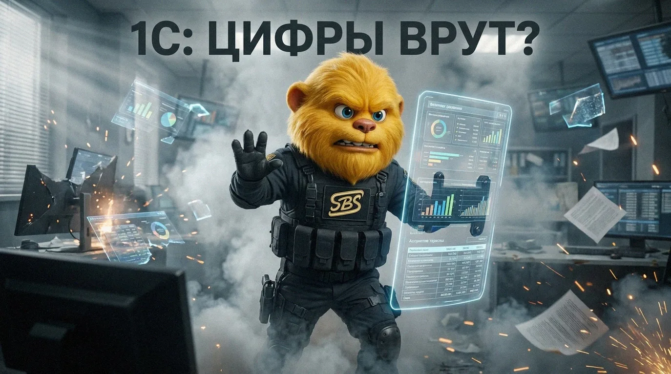 📊 «Цифра одна, а выводов два»: почему отчёты 1С спорят между собой