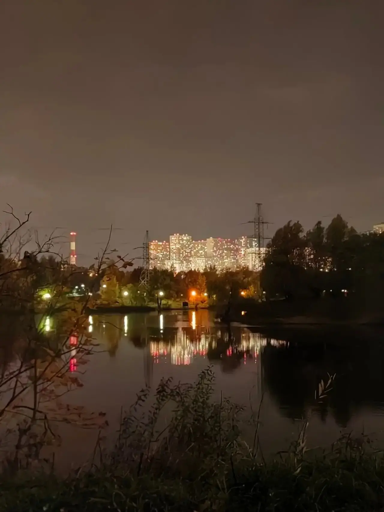Вечер в парке. Октябрь