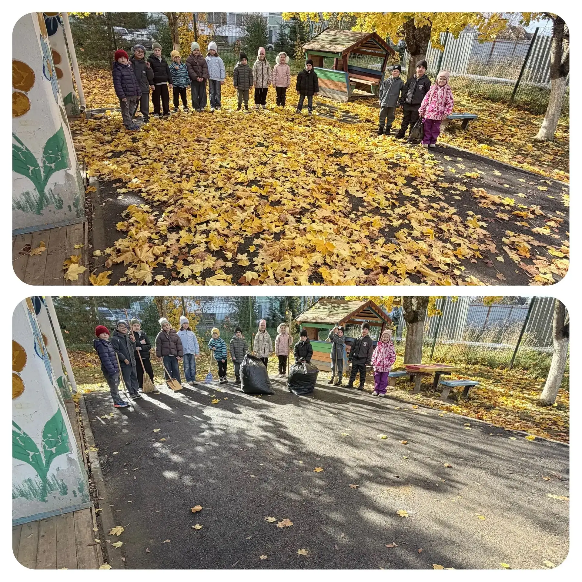 Было — стало: как мы победили осень! 🍁✨